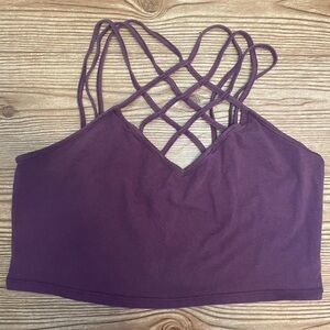 Charlotte Russe Purple Strappy Bralette